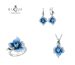 Летни сребърни бижута Clara Bijoux – флорални мотиви и емайл