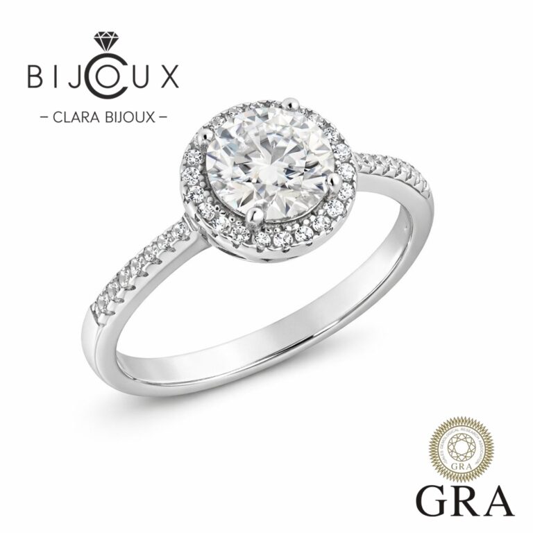 бутиков годежен пръстен с мойсанит Clara Bijoux