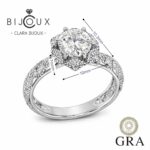 елегантен годежен пръстен с мойсанит Clara Bijoux