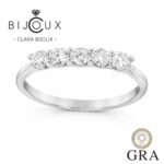 бутиков пръстен с мойсанит 0.5ct Clara Bijoux