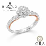 дамски пръстен с мойсанит 0.3ct Clara Bijoux