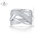 💎 Елегантен сребърен пръстен с бял циркон – Clara Bijoux