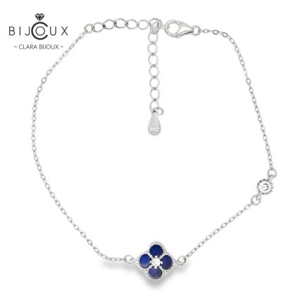 Елегантна гривна Clara Bijoux с пиетерсит и бял CZ – луксозно бижу