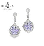 Елегантни обеци с танзанит Clara Bijoux