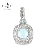 Бутикова висулка с естествен Sky Blue Topaz Clara Bijoux