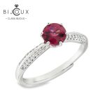 Елегантен сребърен пръстен Clara Bijoux в луксозна LED кутия