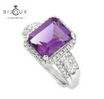 Бутиков сребърен пръстен Clara Bijoux в луксозна LED кутия