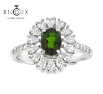 пръстен с Диопсид 1ct на топ цена Clara Bijoux