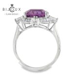 бутиков пръстен от сребро 925 с аметист Clara Bijoux