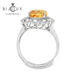 бутиков сребърен пръстен с цитрин Clara Bijoux