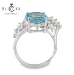 елегантен сребърен пръстен Clara Bijoux