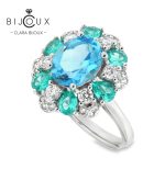 пръстен с родиево покритие и луксозна опаковка