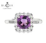 бутиков дамски пръстен с аметист