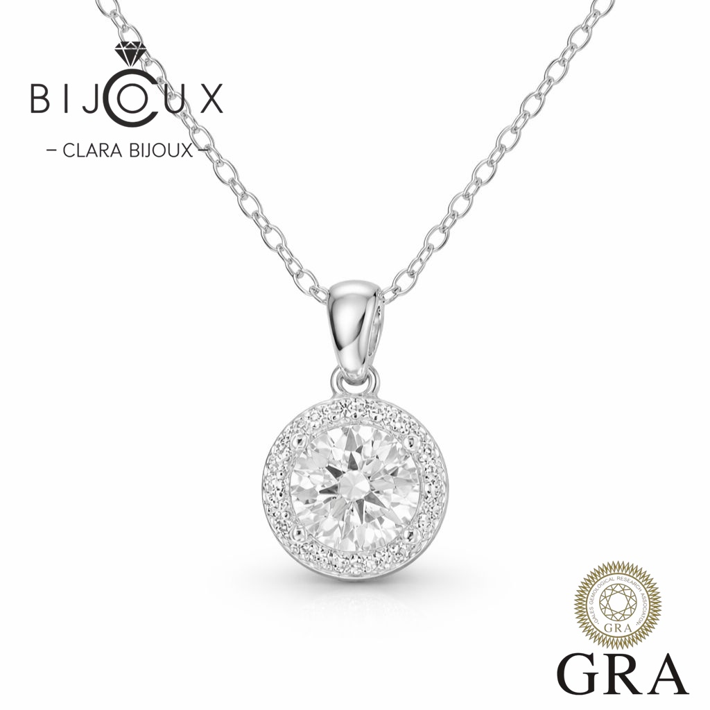 MJN8746.1 дамско сребърно колие с елегантен дизайн Clara Bijoux