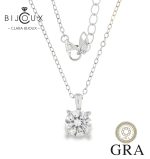 луксозно колие с мойсанит 2ct от Clara Bijoux