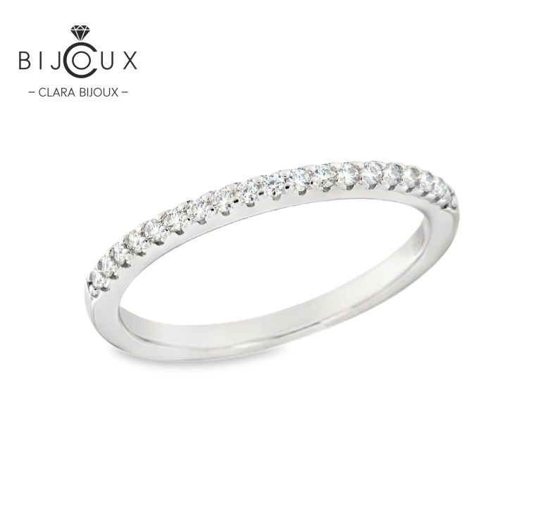 луксозна сребърна халка clara bijoux с мойсанити