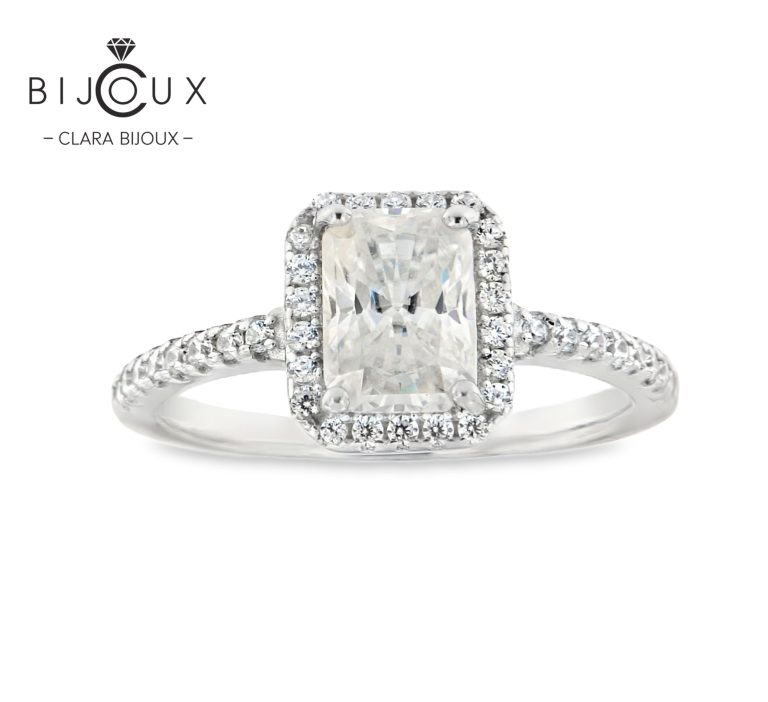 сребърен пръстен clara bijoux изглед отпред