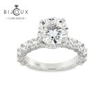 премиум сребърен пръстен с впечатляващ камък 3ct