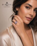 Дама със сребърен пръстен с аметист Clara Bijoux